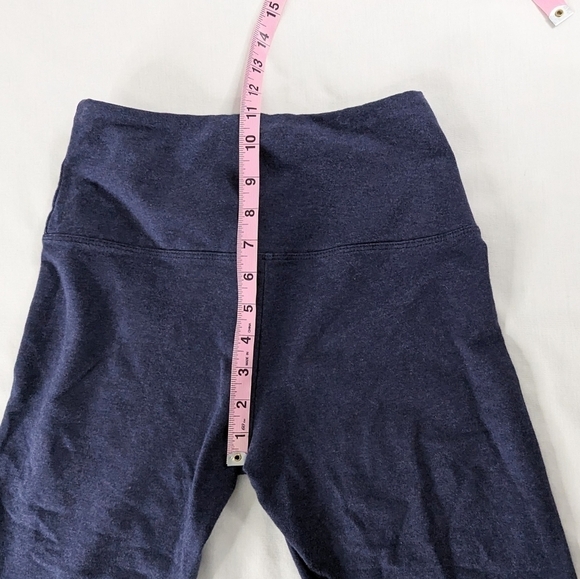 Lysse Blue High Waist Stretch Capris Athletic Workout - Picture 7 of 7